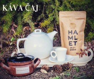 Vychutnajte si skvelú kávičku Zlaté zrnko Hamlet v presso šálkach z našej ponuky, prípadne Váš obľúbený čaj z našej...
